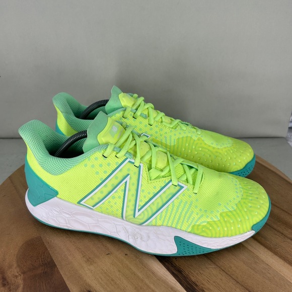 New Balance Shoes - New Balance Fresh Foam Lav V2 Womens Tennis Shoes Yellow Green Size 12 Wide